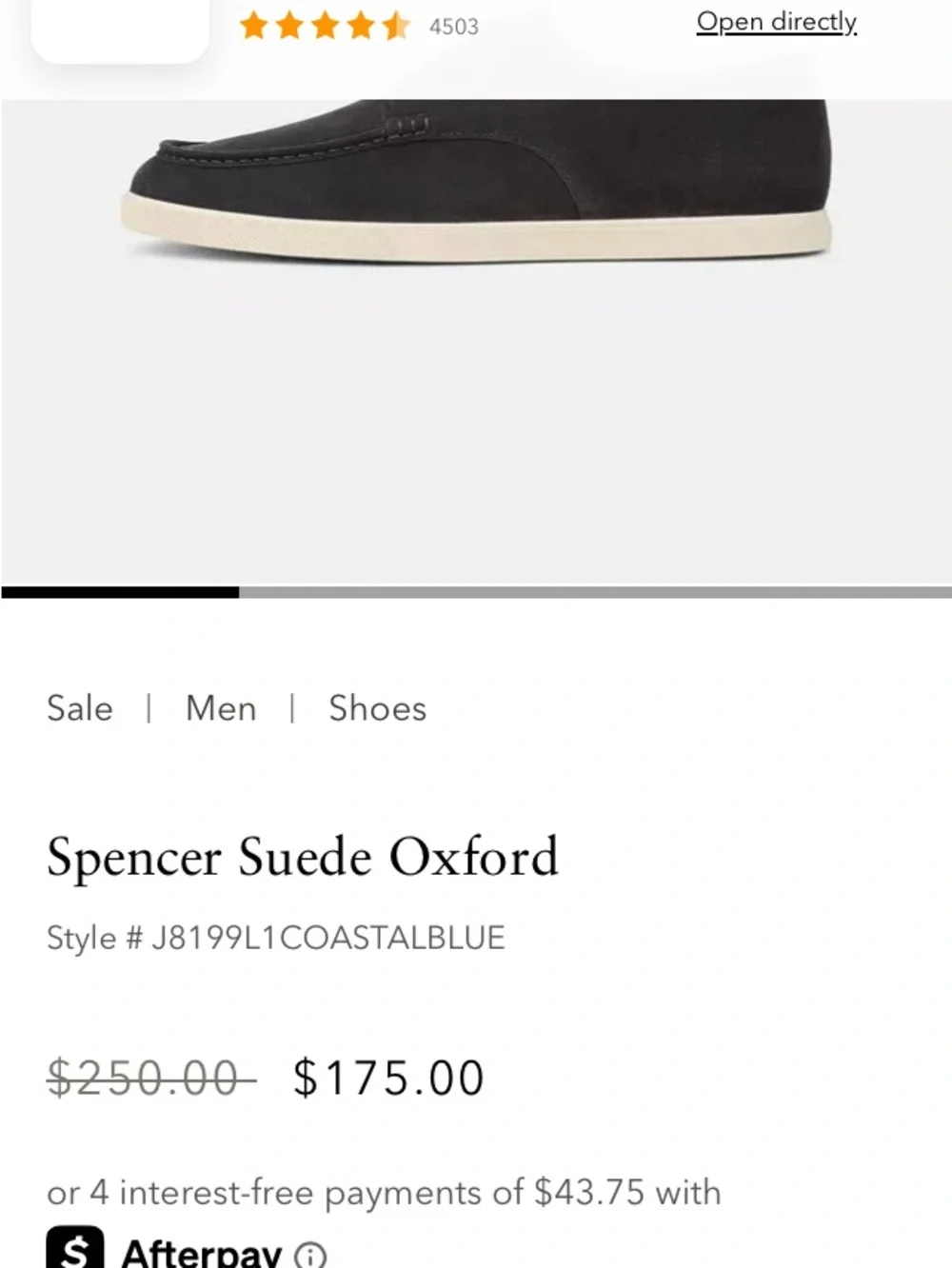 Vince Navy Suede Derby Oxfords